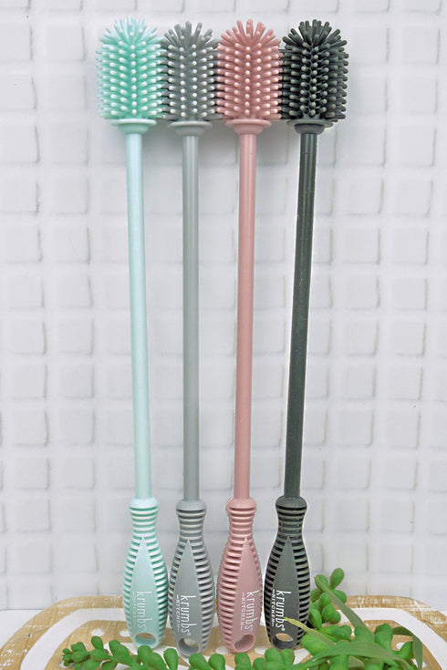 One Krumbs Kitchen Essentials Silicone Bottle Brush - SHIPS ASSORTED
