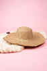 Sun-Soaked Summer Taupe Straw Hat