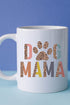 Colorful Dog Mama White Mug