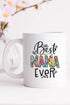 Floral Best Nana Ever White Mug