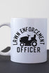 Lawn Enforcement Officer White Mug
