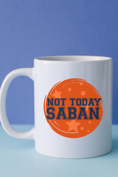 Orange Not Today White Mug
