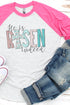 Floral He Is Risen Indeed Tri-Blend Unisex 3/4 Raglan