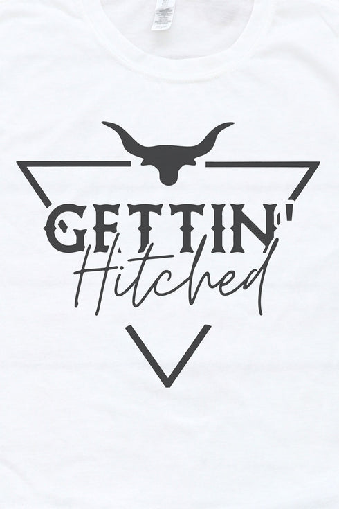 Steer Getting Hitched Poly/Cotton Tee