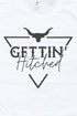 Steer Getting Hitched Poly/Cotton Tee