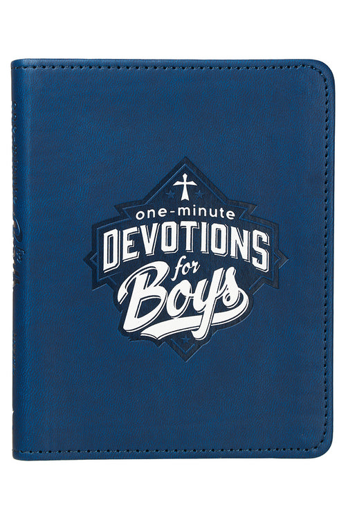 One-Minute Devotions For Boys LuxLeather Book by Jayce O'Neal