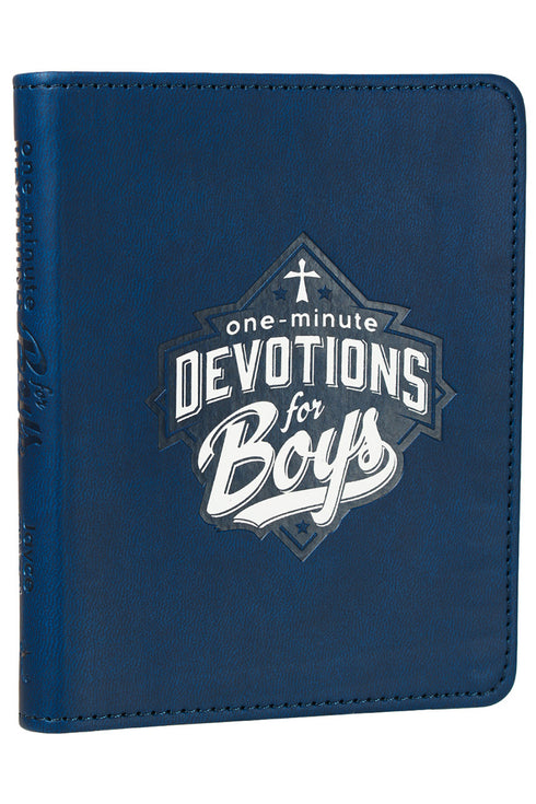 One-Minute Devotions For Boys LuxLeather Book by Jayce O'Neal