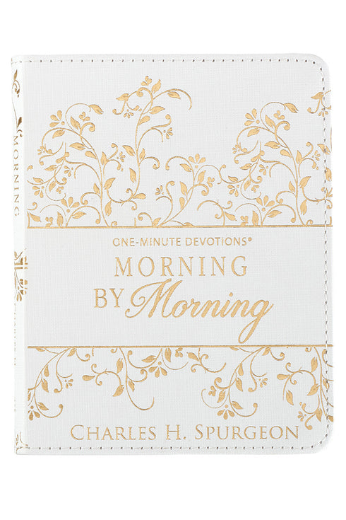 One-Minute Devotions - Morning by Morning LuxLeather Book