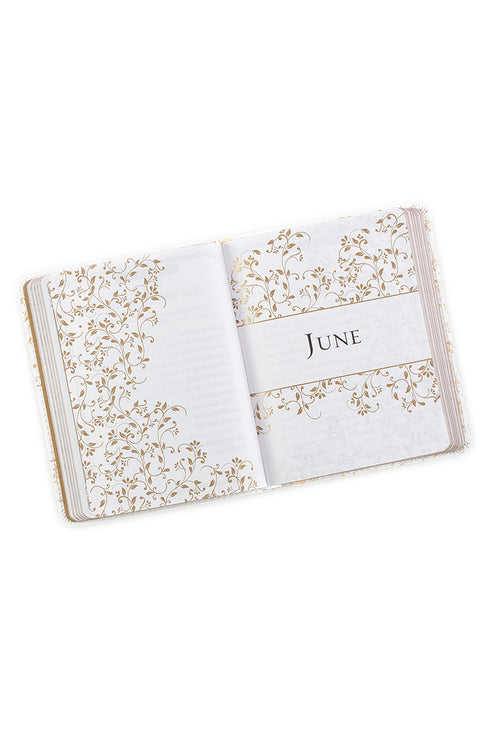 One-Minute Devotions - Morning by Morning LuxLeather Book