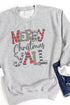 Doodle Merry Christmas Y'all Ecosmart Crewneck Sweatshirt
