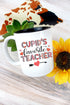 Cupid's Favorite Teacher Two-Tone Mug