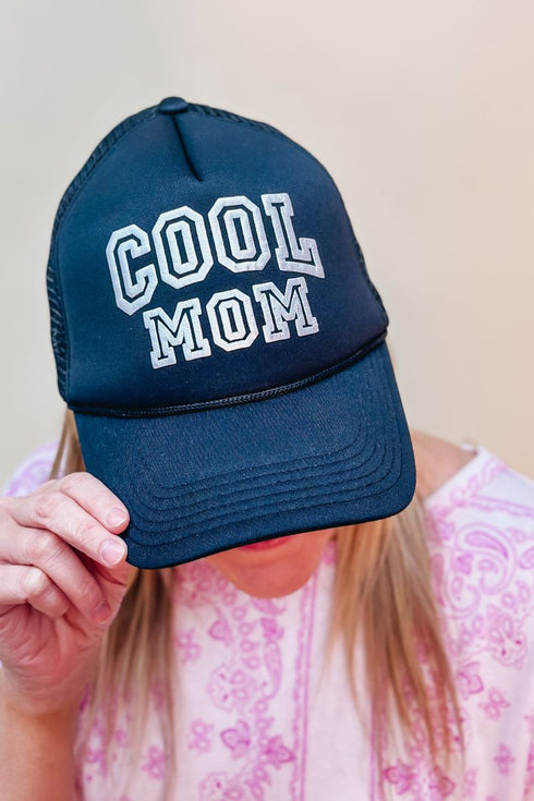 Cool Mom Puff Vinyl Foam Mesh Back Trucker Cap