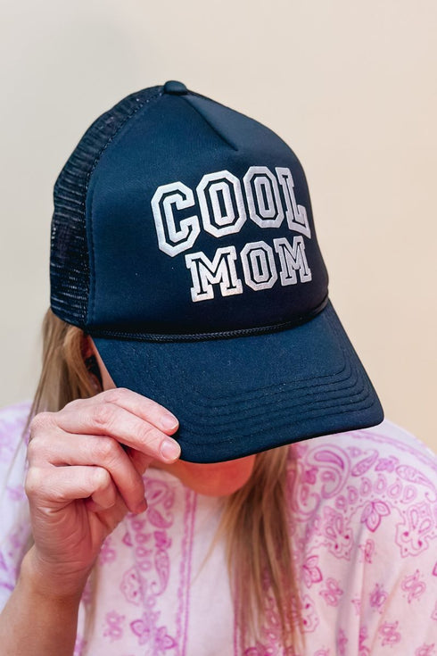 Cool Mom Puff Vinyl Foam Mesh Back Trucker Cap