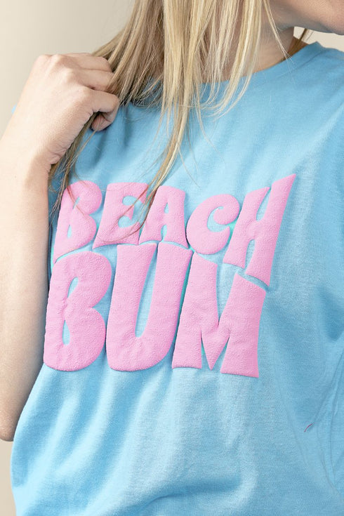 Beach Bum Puff Vinyl Unisex Blend Tee