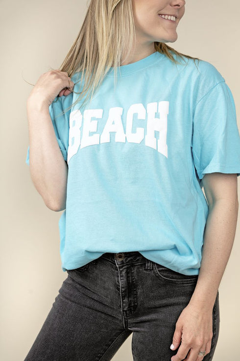 Beach Puff Vinyl Comfort Colors Adult Ring-Spun Cotton Tee