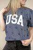USA Puff Vinyl Unisex Five Star Tee