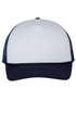 Blue Arched Mama Foam Mesh Back Trucker Cap
