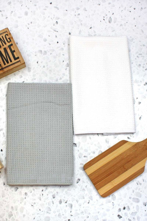 Western Happy Valentines Waffle Kitchen Towel