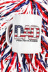 American Flag Dad White Mug