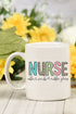 Nurse Colorblock White Mug