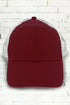 Maroon and White Washed Trucker Cap