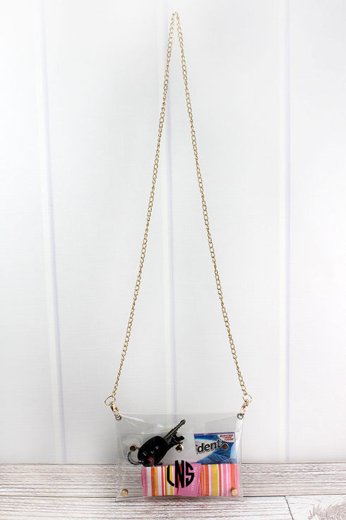Clear Crossbody Clutch