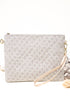 Diamond Bluff Gray Crossbody Clutch