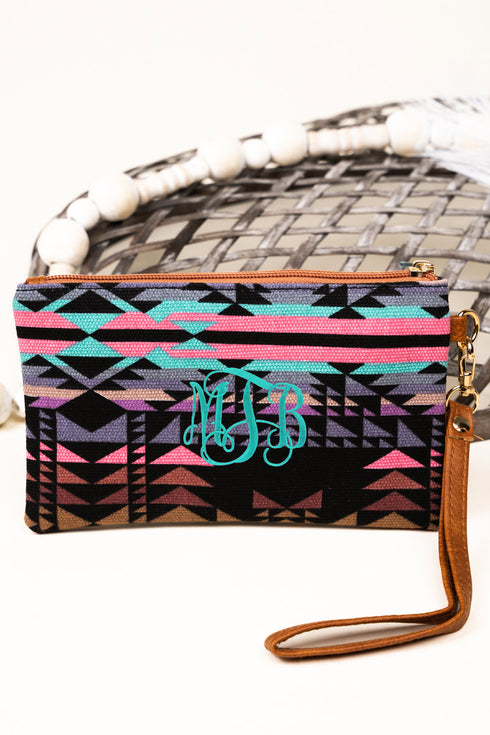 Riken Ridge Wristlet Pouch, Black