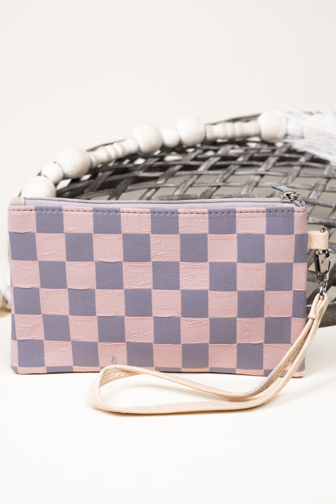 Charlotte Charm Wristlet Pouch, Pink