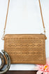 The Tori Camel Faux Leather Crossbody