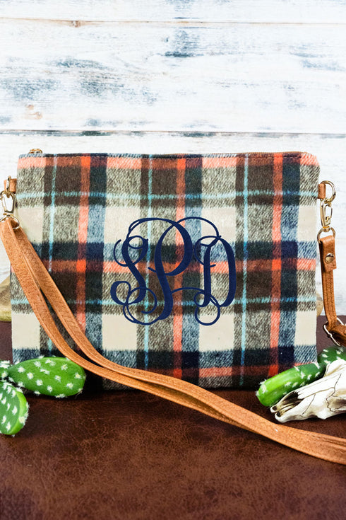 Autumn Hike Crossbody Clutch, Beige