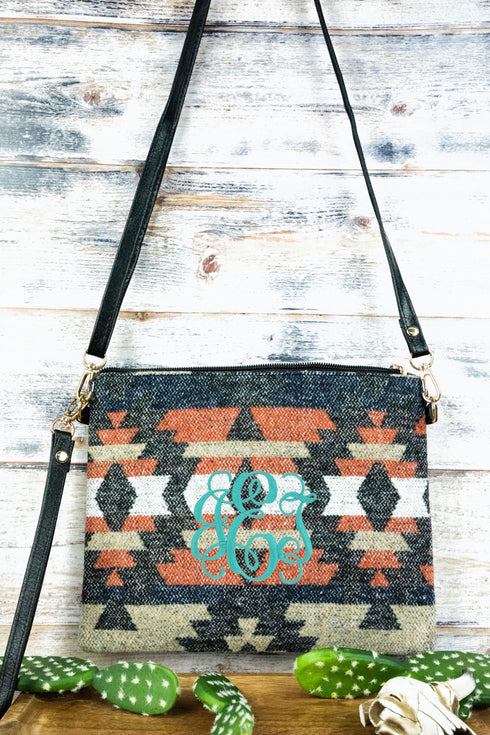 Dakota Dunes Crossbody Clutch, Black