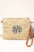 Hidden Hills Beige Crossbody Clutch