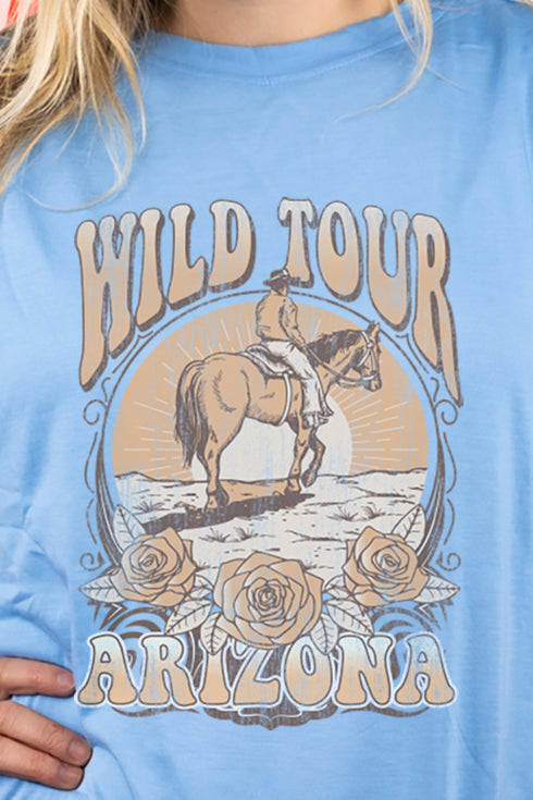 Wild Tour Cowboy Adult Fusion ChromaSoft Performance T-Shirt