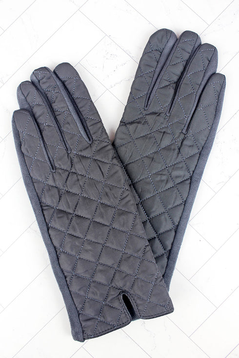 One Pair Morning Freeze Smart Touch Gloves, Gray