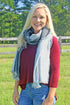 Connect The Dots Scarf, White