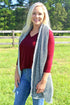 Connect The Dots Scarf, White