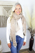 Glen Ellyn Bias Scarf, Beige