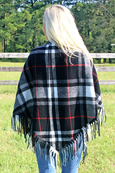 Elk Mountain Triangle Scarf, Black