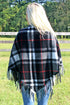 Elk Mountain Triangle Scarf, Black