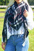 Elk Mountain Triangle Scarf, Black