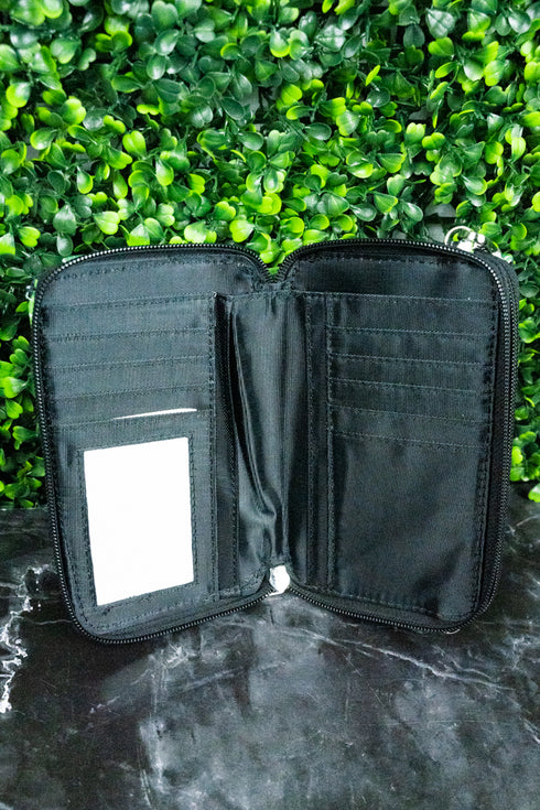 Here For The Goals Crossbody Organizer Clutch