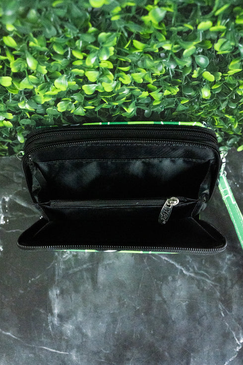 Here For The Goals Crossbody Organizer Clutch