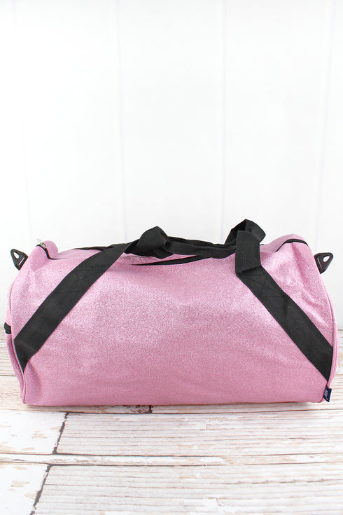 Pink Glitz & Glam Barrel Duffle Bag 18"