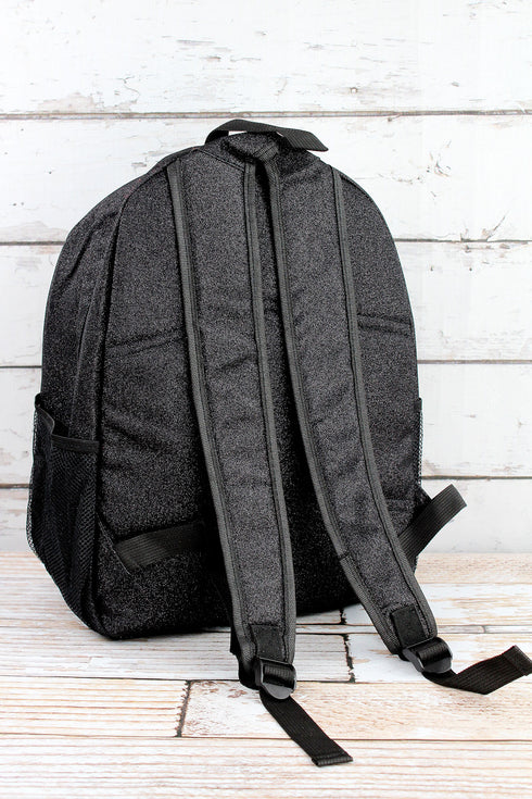 Black Glitz & Glam Large Backpack