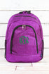 Purple Glitz & Glam Large Backpack