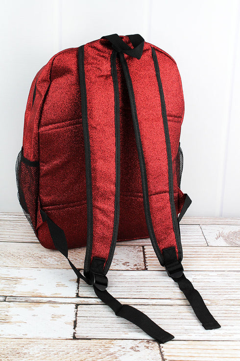 Red Glitz & Glam Large Backpack