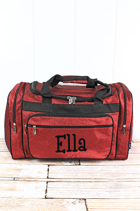 Red Glitz & Glam Duffle Bag 20"