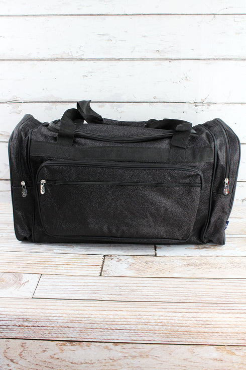 Black Glitz & Glam Duffle Bag 23"