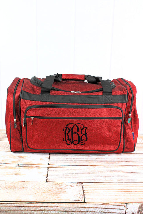 Red Glitz & Glam Duffle Bag 23"